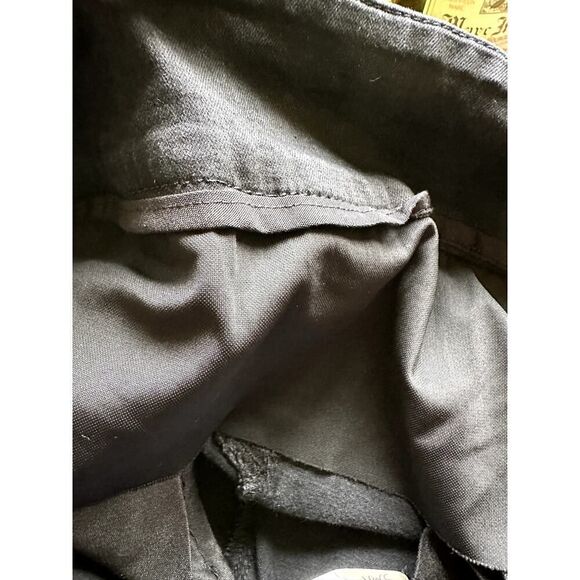 LISETTE L Women's Embellished Trim Tummy Control Denim Jeans Black Size 10 - Picture 9 of 11